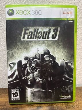 Fallout 3 - Black & Green Game Case and Manuel